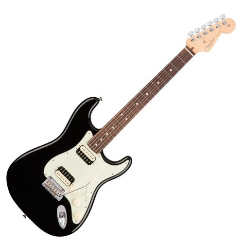 Fender American Professional Stratocaster HH Shawbucker Electric Guitar - Rosewood, Black Finish