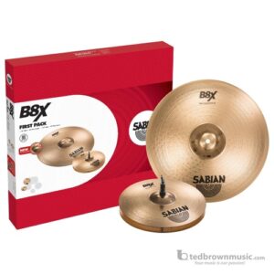 Sabian B8X 45002X 2-Pack Cymbal Set, 14" Hi-Hat & 18" Crash/Ride