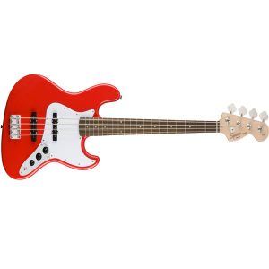 Fender Squier Affinity Jazz Bass 4 String Red Race