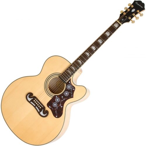 Epiphone EJ 200CE Semi Acoustic Guitar Natural