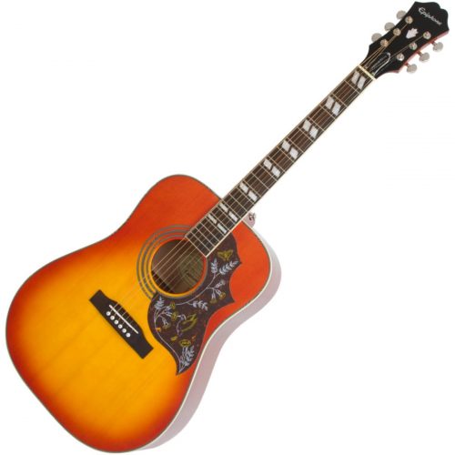 Epiphone Hummingbird Pro Semi Guitar Faded Cherry