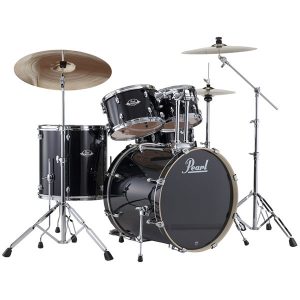 Pearl Drum Set EXX 5 Pcs Hybrid Shell Pack Jet Black