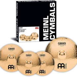 Meinl Cymbals Classics Custom Dark, Pack of 4 (14", 16", 20") CCD141620