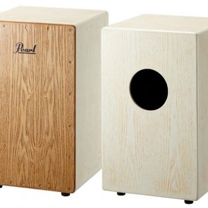 Pearl, Cajon, Ash Wood with Bag -White Lacquer PCJ-AWC/SC