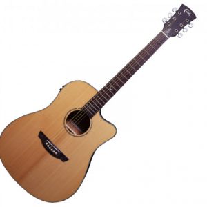 Faith Acoustic Electric Guitar Saturn Dreadnought Cutaway Apollo Series Spruce FA20SCE