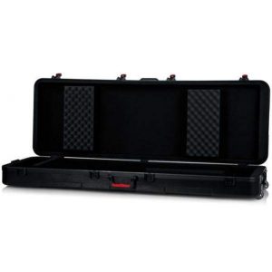 Gator TSA Series ATA Molded Polyethylene Keyboard Case with Wheels for 88-note Keyboards
