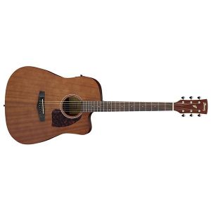Ibanez PF12MHCE Dreadnought Cutaway Electro Acoustic Guitar Open Pore Natural