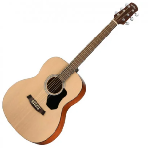 Walden, Acoustic Electric Guitar, Dreadnought w/Cutaway and Bag Natural D350CE/W