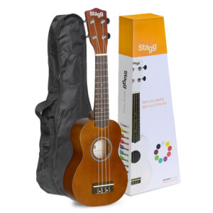 Stagg, Ukulele, Soprano with Bag -Natural US-NAT