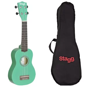 Stagg Ukulele Soprano with Bag Ocean Sky Blue US-OCEAN