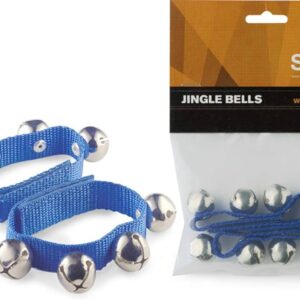 Stagg Wrist Bell 4 Bells -Blue (Pair) SWRB4 L/BL