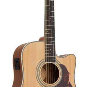Granada, Acoustic Electric Guitar, Cut-Away w/Fishman EQ, GS340D-CEQ-Natural Matt