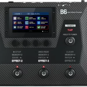 Zoom B6 Bass Multi Effects Processor