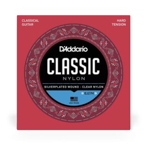 DAddario EJ27H Nylon Classical Hard Tension Guitar Strings