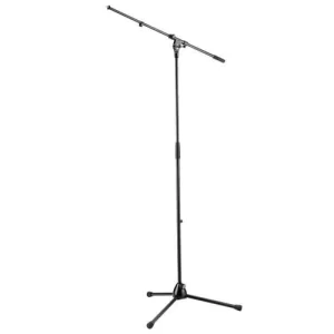 Konig & Meyer 21020 300 55 Mic Stand with Boom Arm, 3/8" Black
