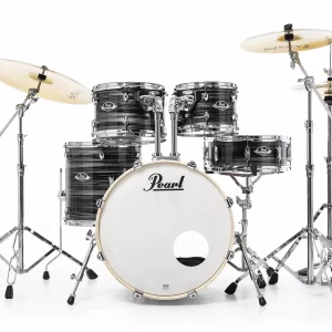 Pearl EXX725SPN/C 5 Pcs EXX Hybrid Shell Pack  - Graphite Silver Twist