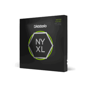 Daddario NYXL45125 45-125 Light Top/Medium Bottom Long Scale 5-String Bass Strings